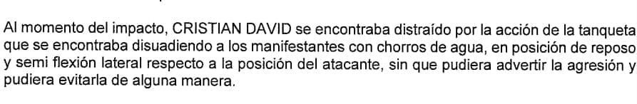 Acusación contra integrante del Esmad por el homicidio del joven Cristian Castillo, en medio del paro nacional del 2021.
