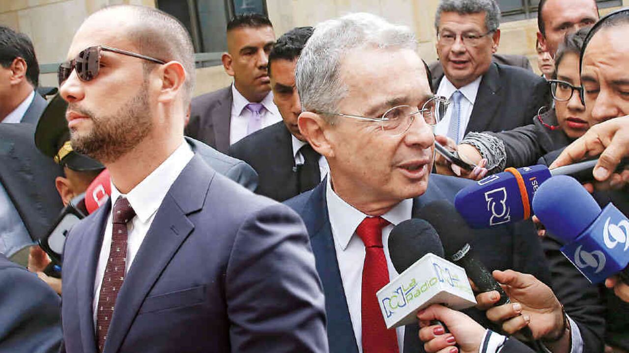 Los dos protagonistas principales de este caso, Diego Cadena y Uribe.
