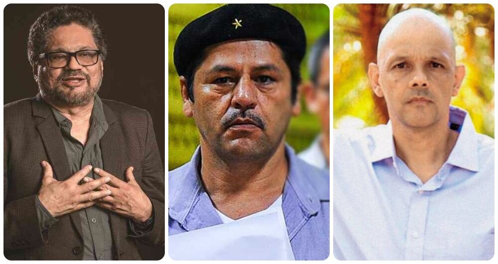 Iván Márquez, 'Romaña' y alias 'El Paisa'.