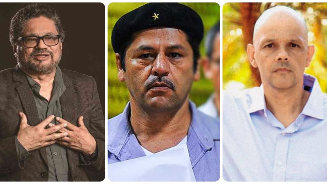 Iván Márquez, 'Romaña' y alias El Paisa están en la mira de las autoridades estadounidenses.