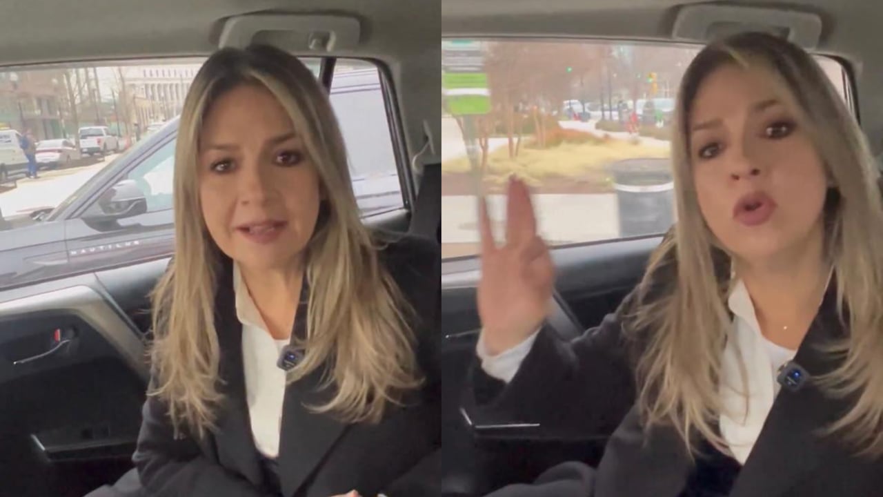 Vicky Dávila está de visita en Washington.