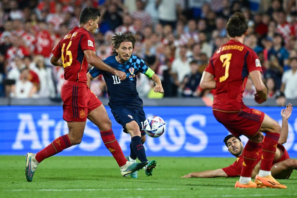 España vs Croacia, en la final de la Liga de Naciones de la UEFA 2023.