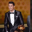 De izquierda a derecha: Cristiano Ronaldo y Vinícius.