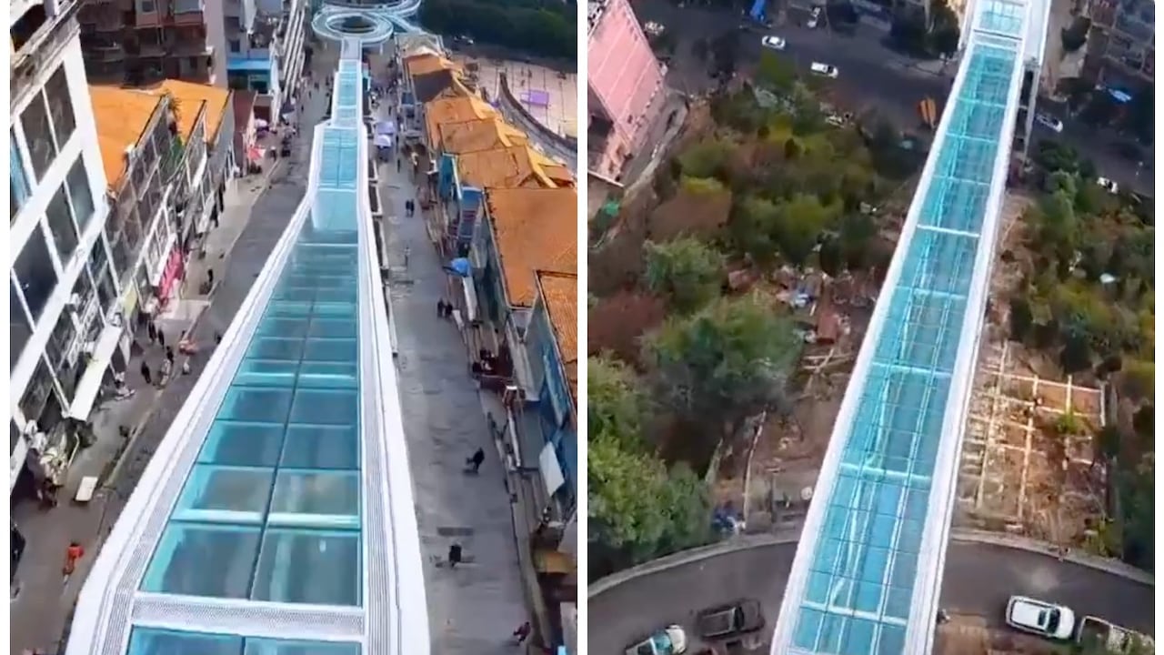 La escalera eléctrica más larga del mundo está ubicada en la población de Chongqing.