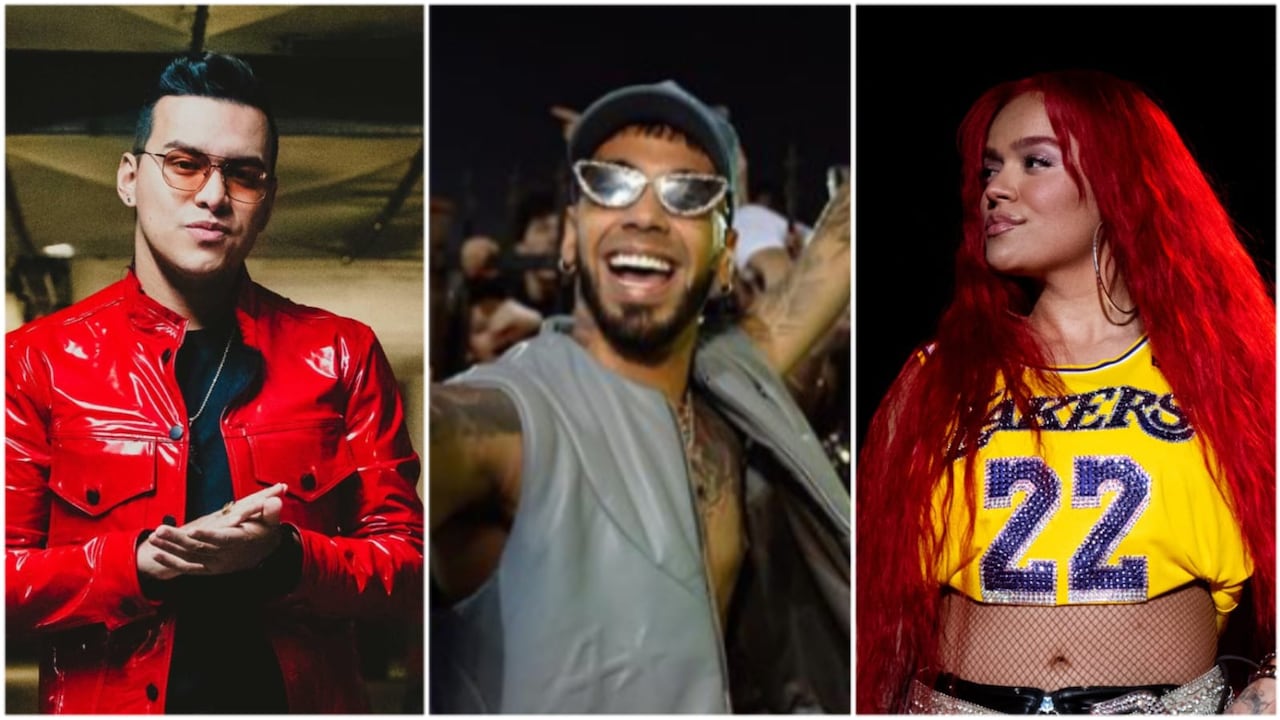Yeison Jiménez comentó la foto de Anuel el ex de Karol G, en que le tiró a Ferxxo ( feid )