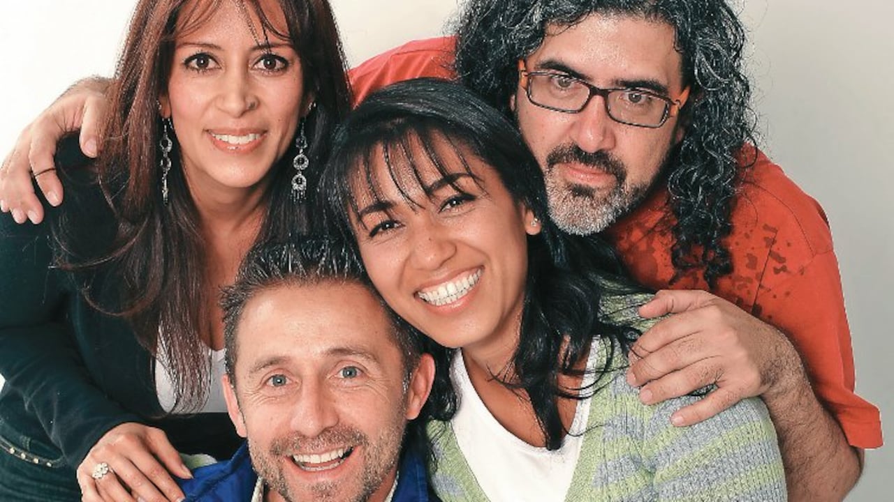 Equipo de diseño revista SEMANA, de izquierda a derecha, Claudia Casas, Hernan Sansone, Javier de la Torre y Olga Escobar.