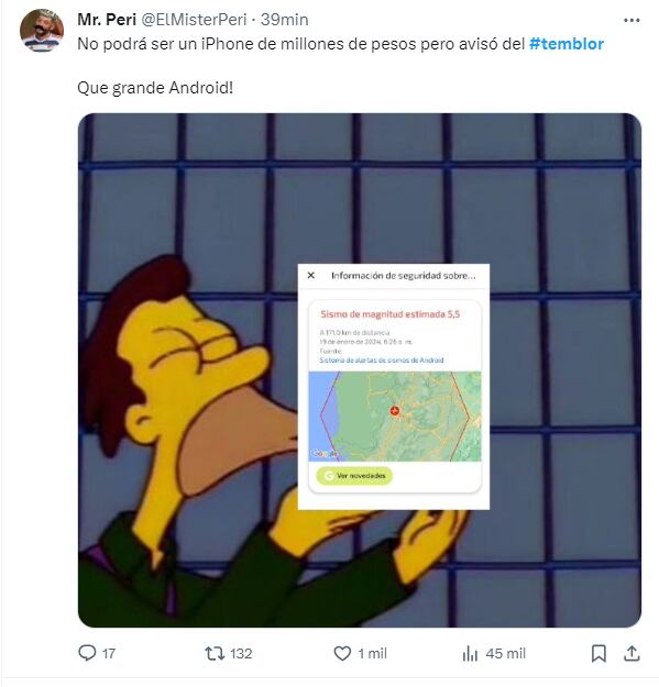 Este viernes en Colombia, se presentó fuerte temblor de 5.6