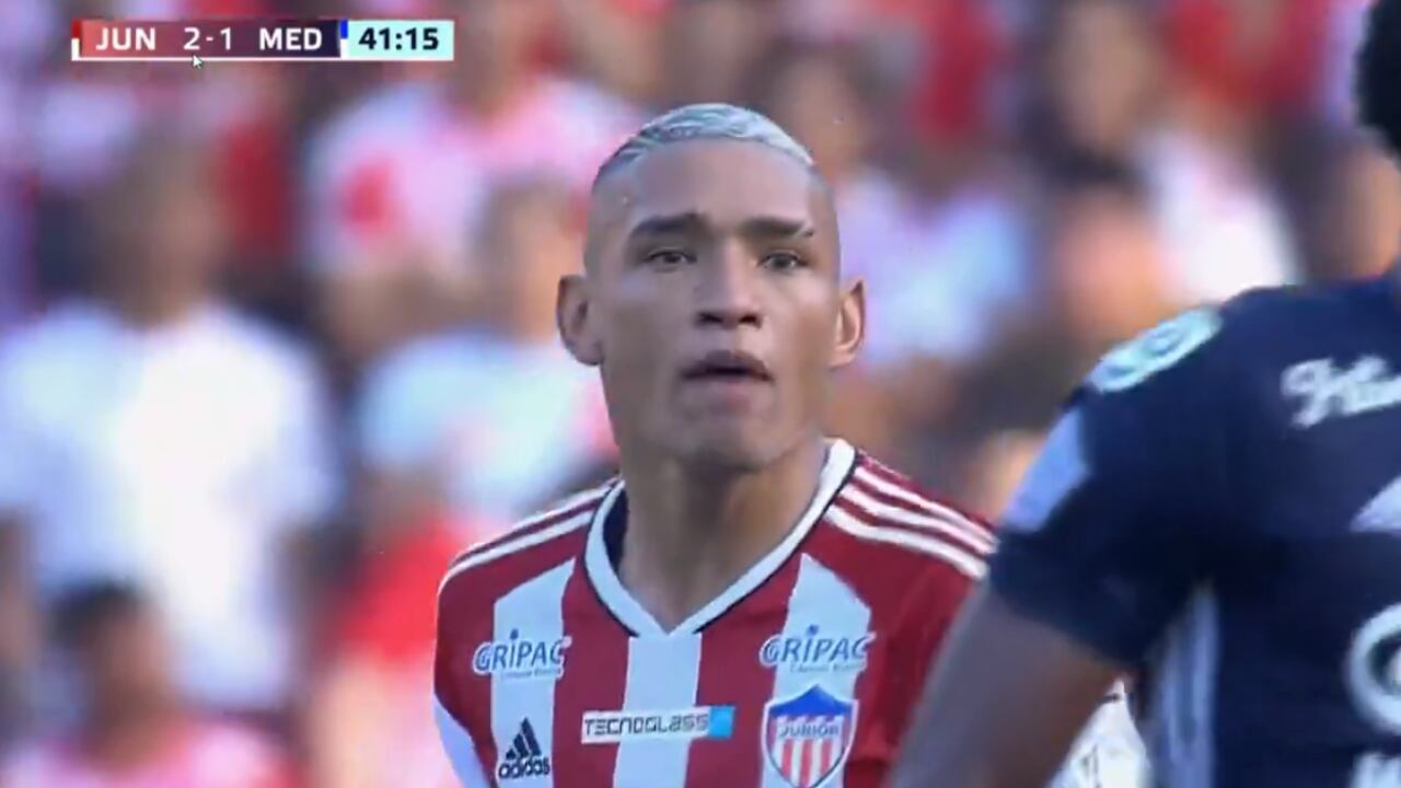 Jermein Peña, defensor central del Junior de Barranquilla