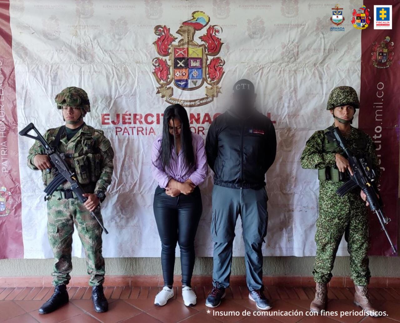 Los capturados fueron requeridos por autoridades judiciales de Estados Unidos.