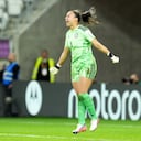 LODZ, POLAND - SEPTEMBER 26: Luisa Agudelo of Colombia celebrates her team winning the penalty shoot out after the FIFA U20 Womens World Cup bronze final match between Italy and Colombia at Stadion Miejski LKS Lodz on September 26, 2026 in Lodz, Poland. (Photo by Daniela Porcelli - FIFA/FIFA via Getty Images)