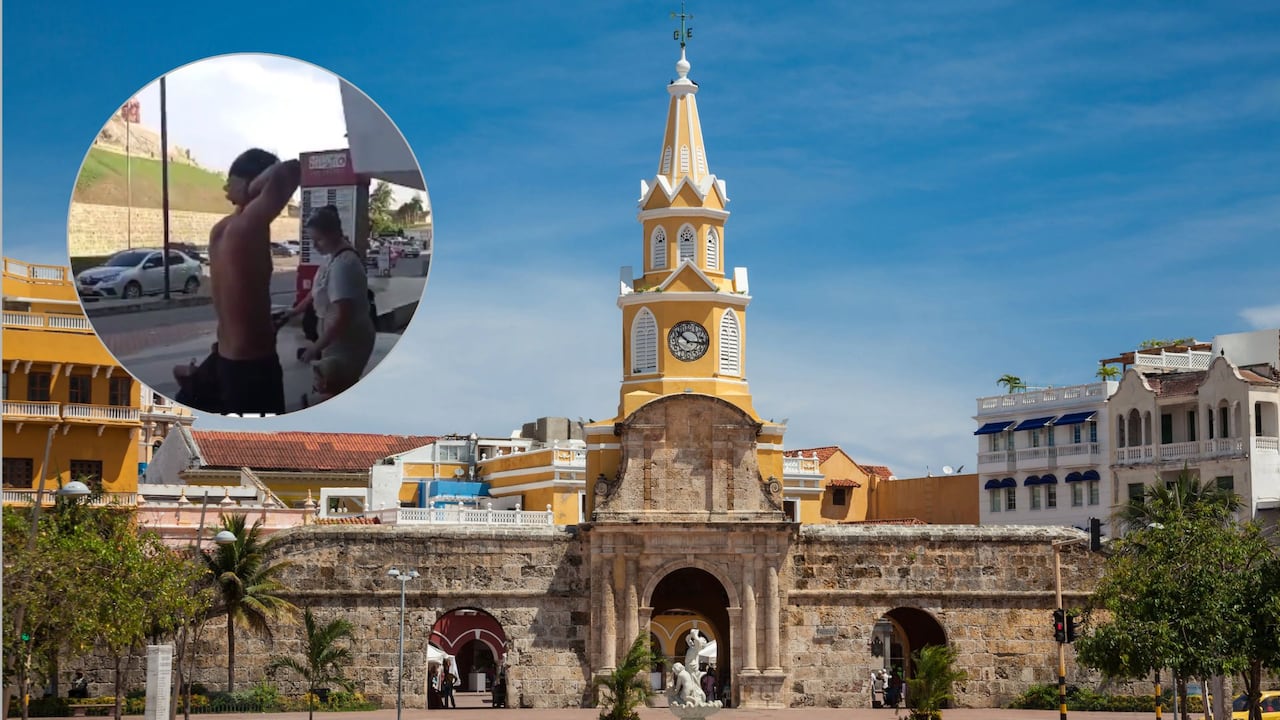 Panorámica del Centro Histórico de Cartagena.