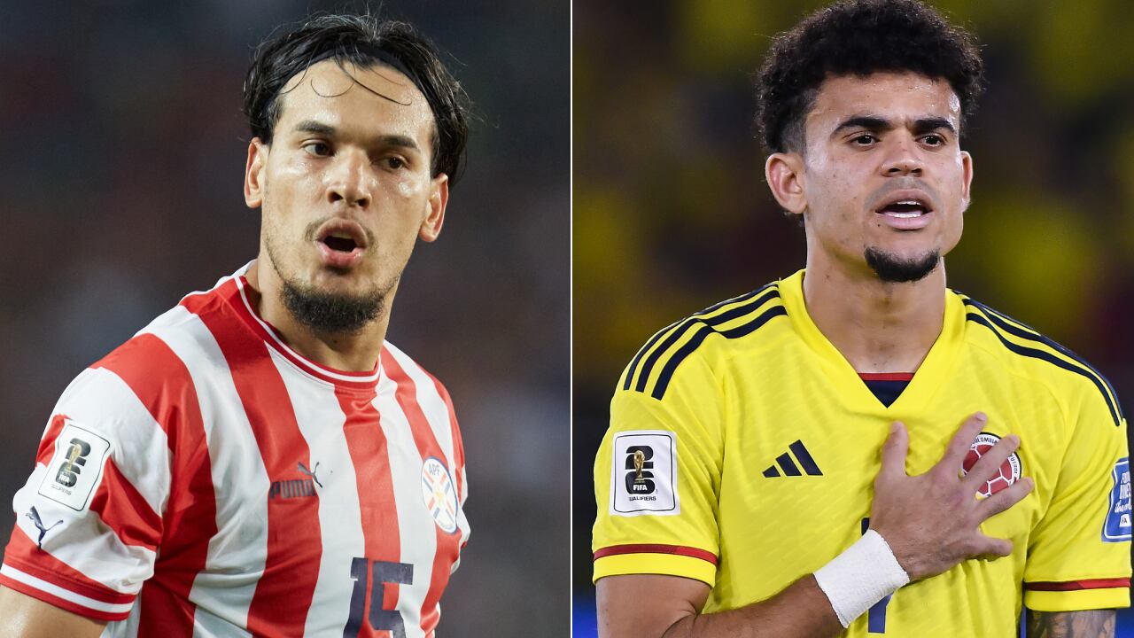 Gustavo Gómez vs. Luis Díaz, un duelo esperado en el partido entre Paraguay y Colombia.