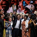 Celebración triunfo Gustavo Petro Presidente Electo