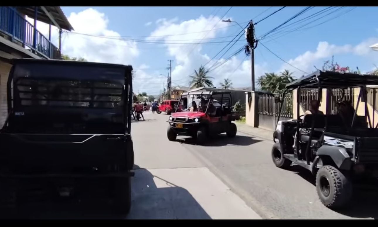 Bloqueos en la isla de San Andrés.