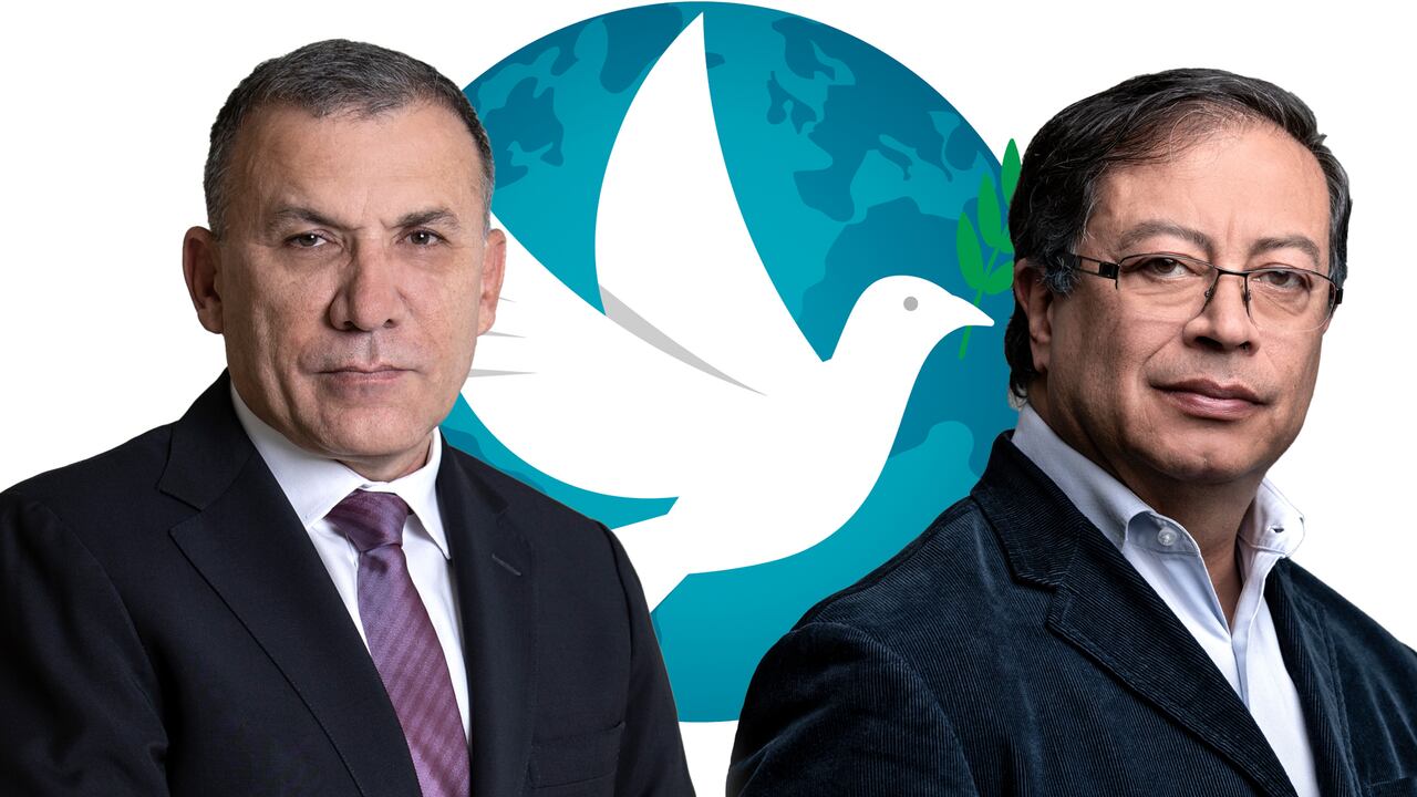 Roy Barreras y Gustavo Petro.