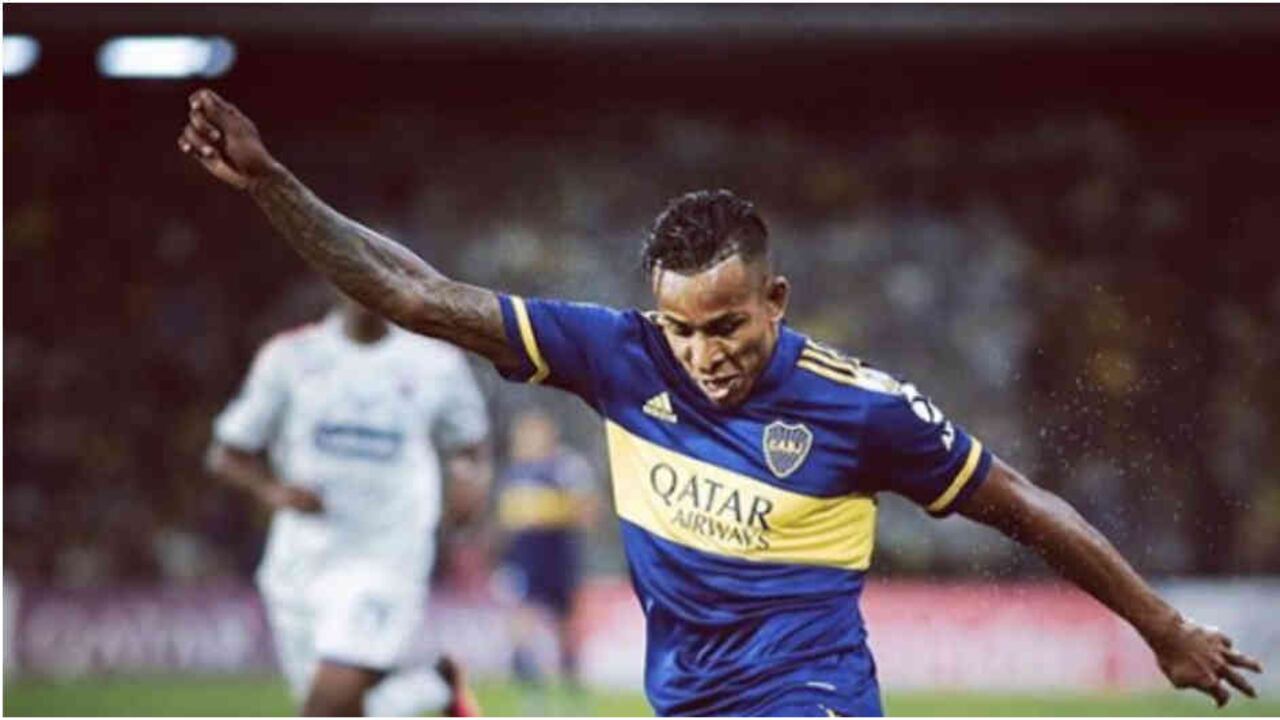 Sebastián Villa, jugador colombiano al servicio de Boca Juniors