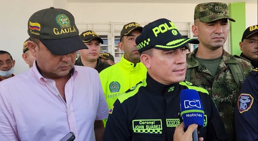 Coronel John Fredy Suárez, comandante de la Policía de Córdoba.