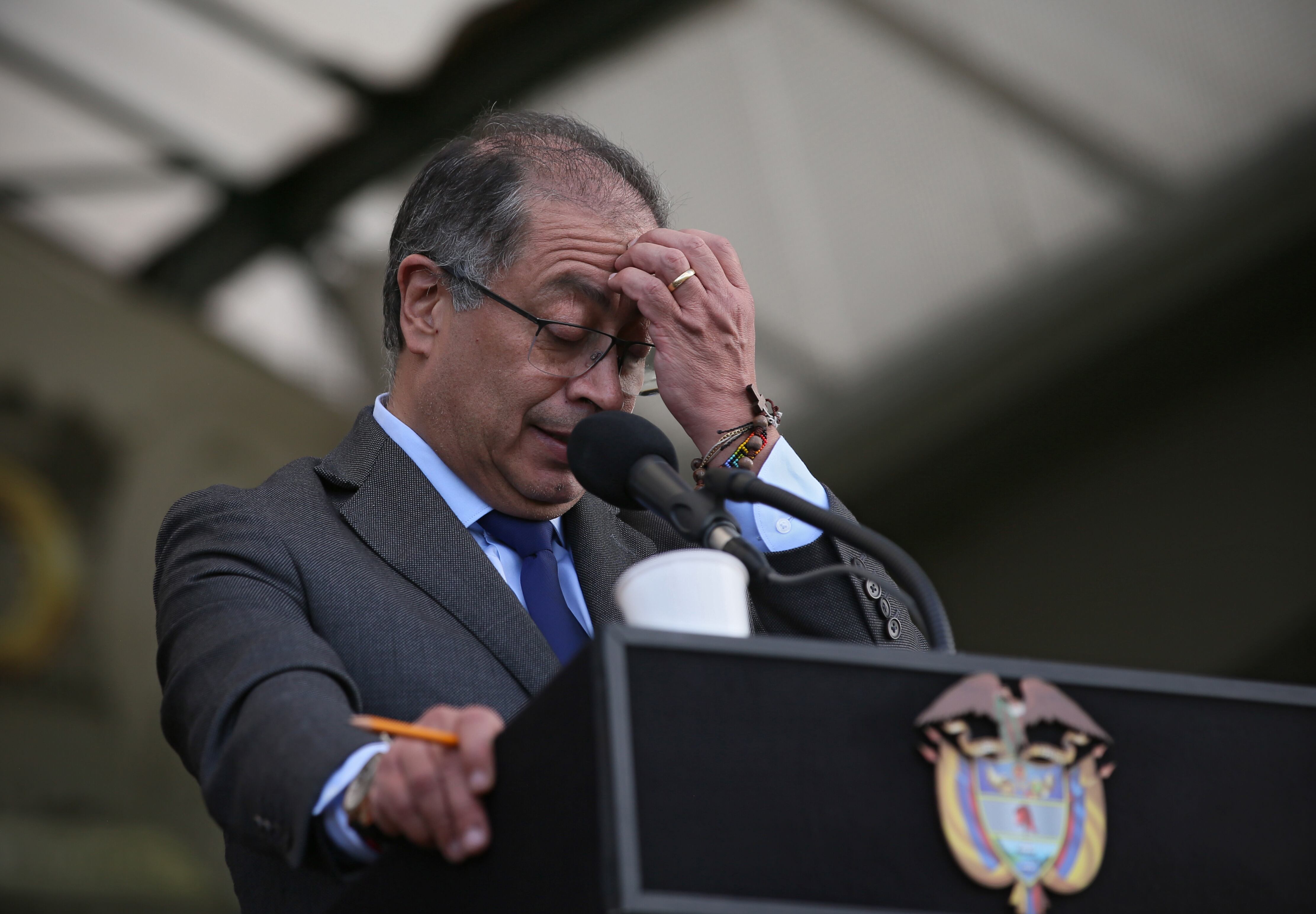 Presidente Gustavo Petro  en la ceremonia de transmisión de cambio de mando del Comando del Ejército Nacional
Bogota mayo 31 del 2024
Foto Guillermo Torres Reina / Semana