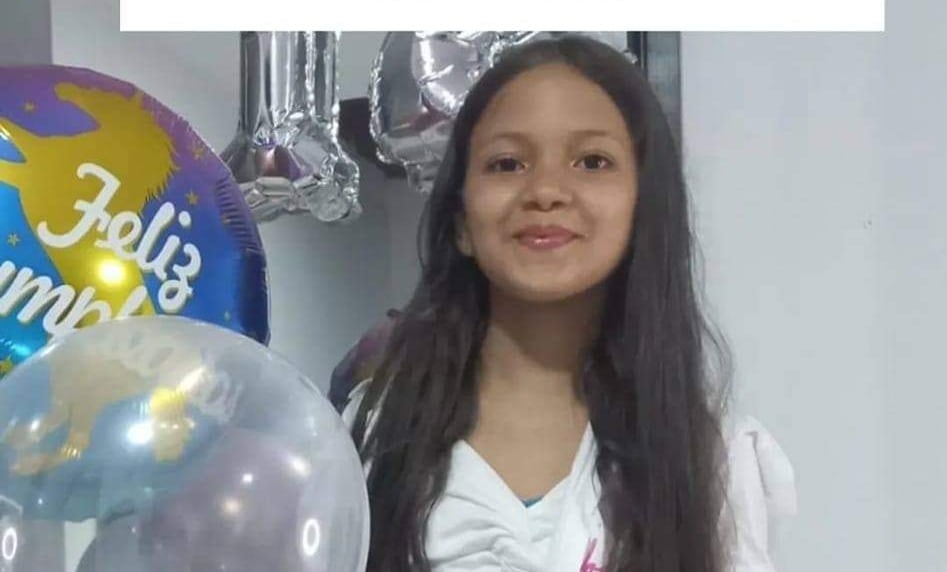 Sofía Delgado, menor desaparecida en Candelaria, Valle.