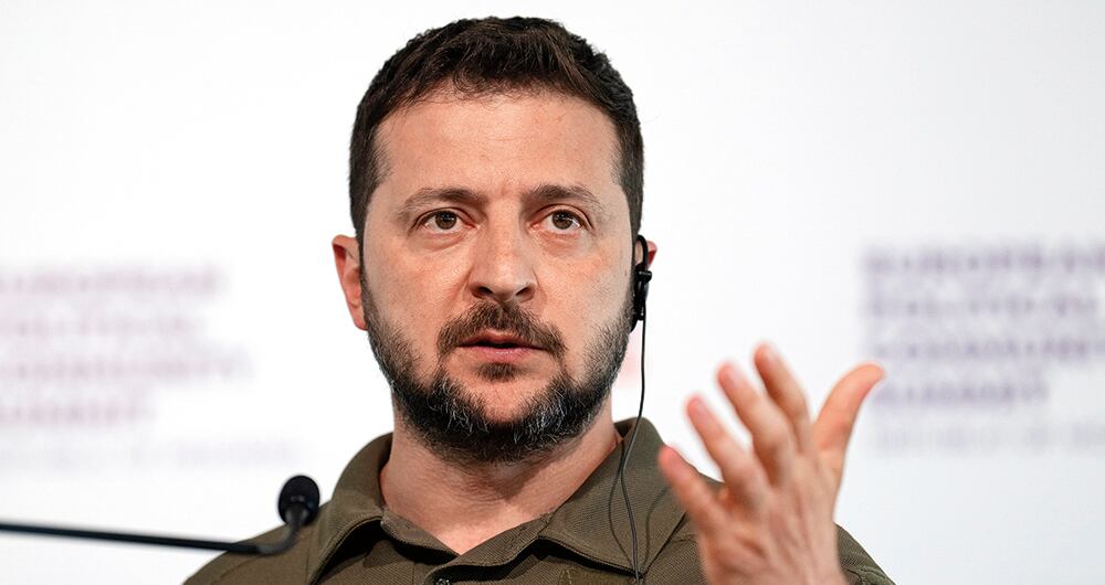 Volodímir Zelenski, presidente de Ucrania. 