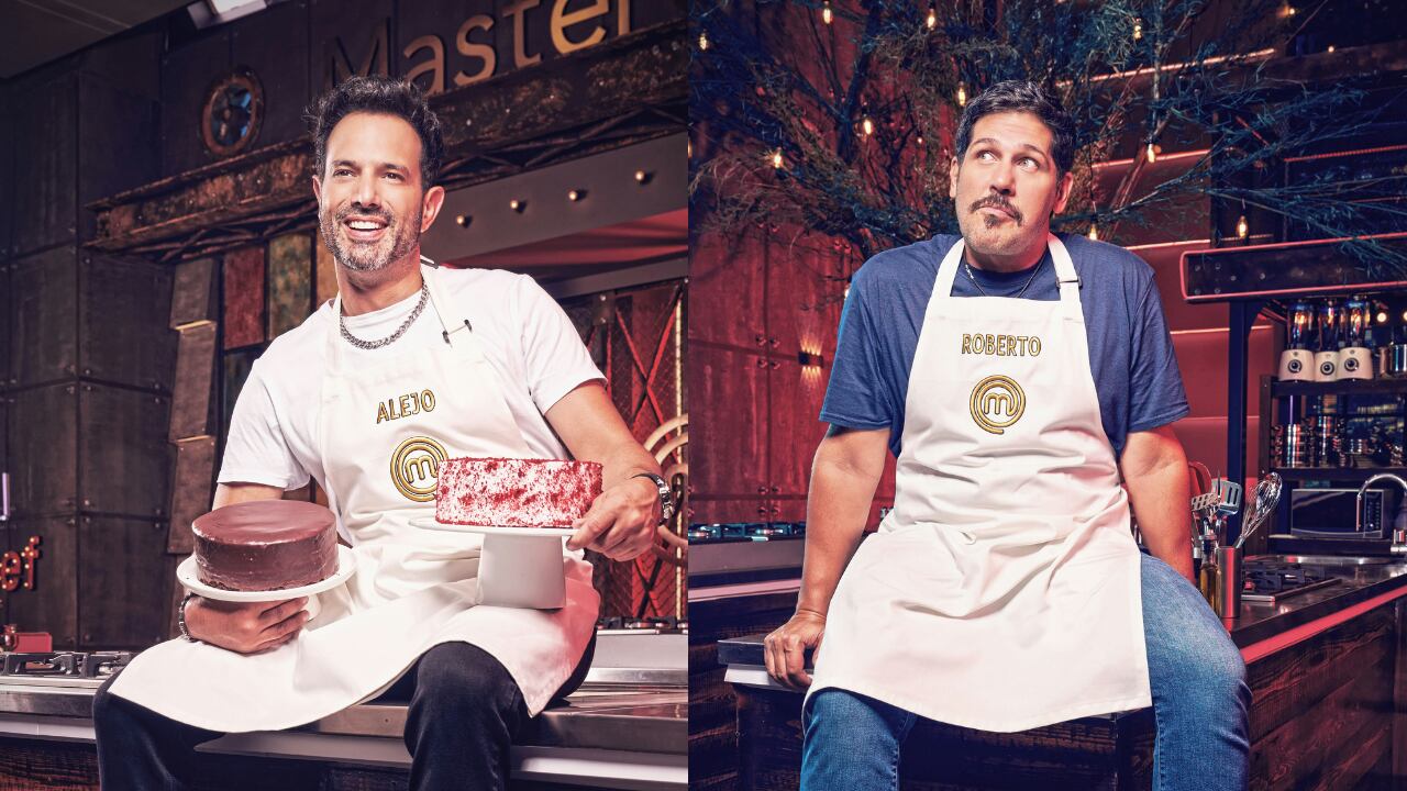 Alejandro Estrada y Roberto Cano fueron los ganadores de los pines de inmunidad de la semana en MasterChef Celebrity.