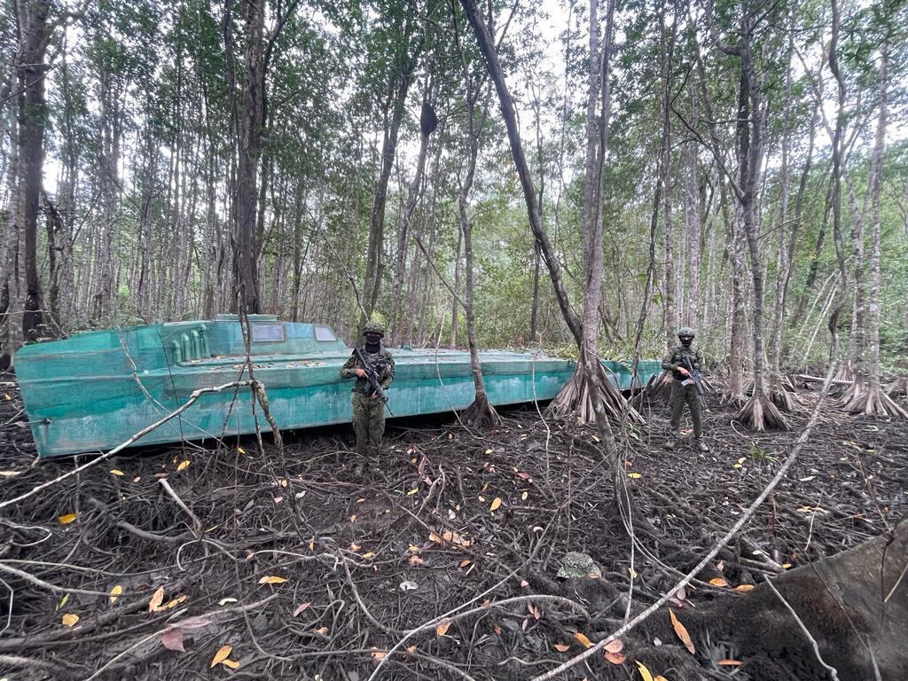 Semisumergible al servicio de las disidencias de las Farc