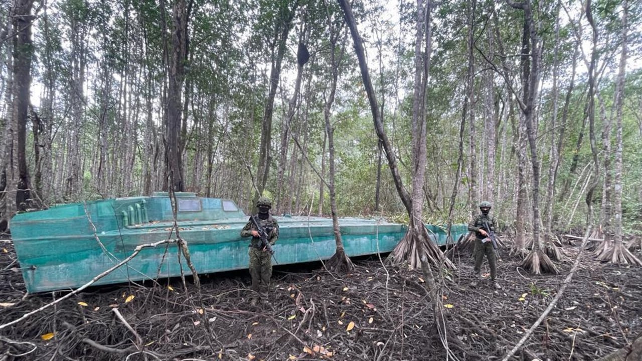 Semisumergible al servicio de las disidencias de las Farc