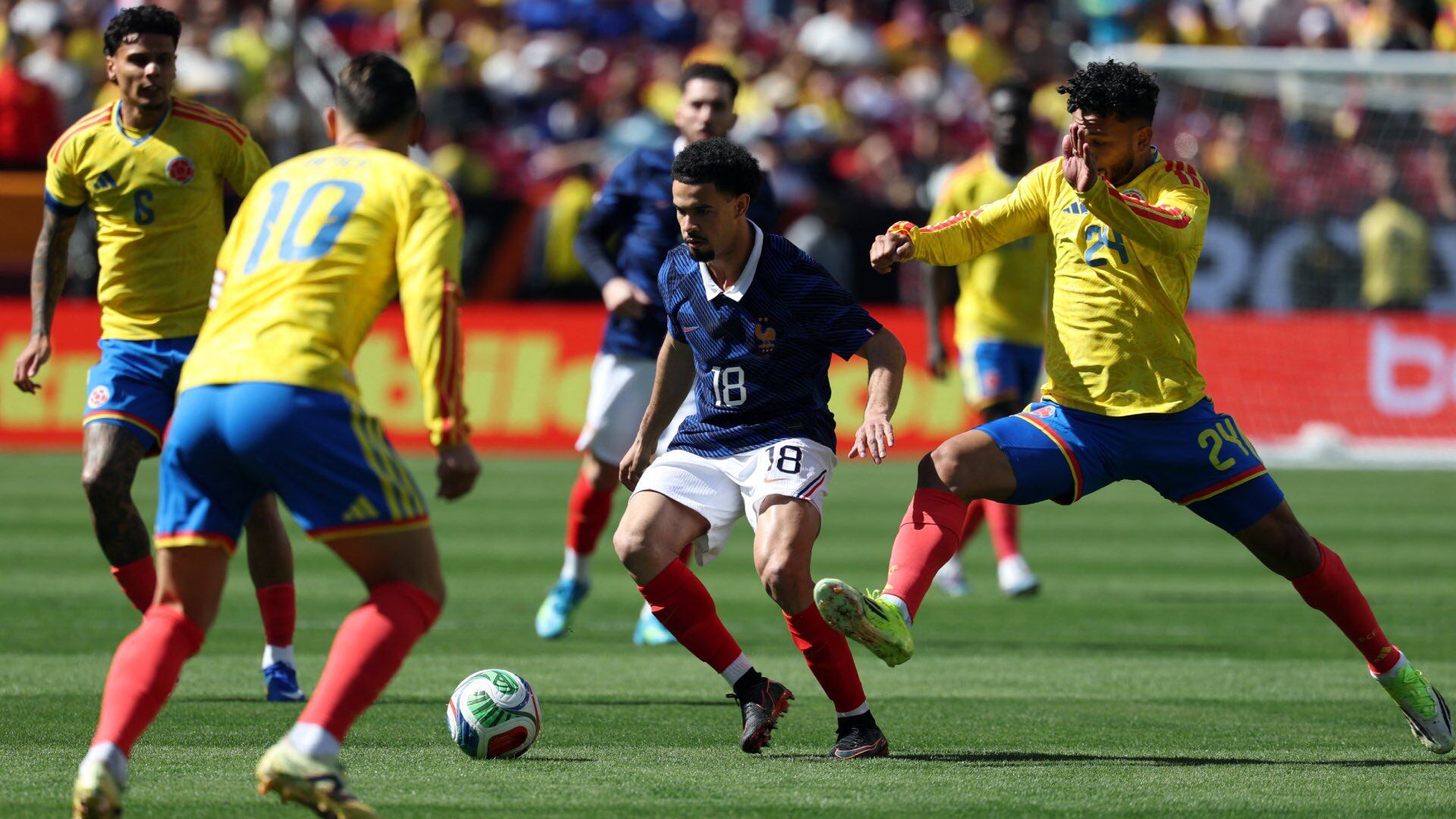 Colombia vs. Francia amistoso