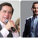 Juan Fernando Cristo, ministro del Interior, y Erasmo Zuleta, gobernador de Córdoba.