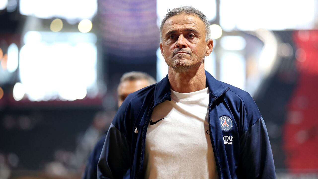 Luis Enrique, entrenador de PSG.