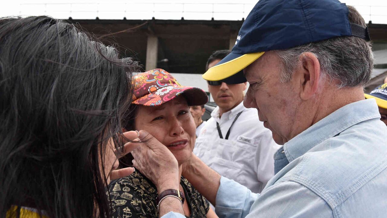 Presidente dice que la reconstrucción de Mocoa ya comienza. Foto: Casa de Nariño.
