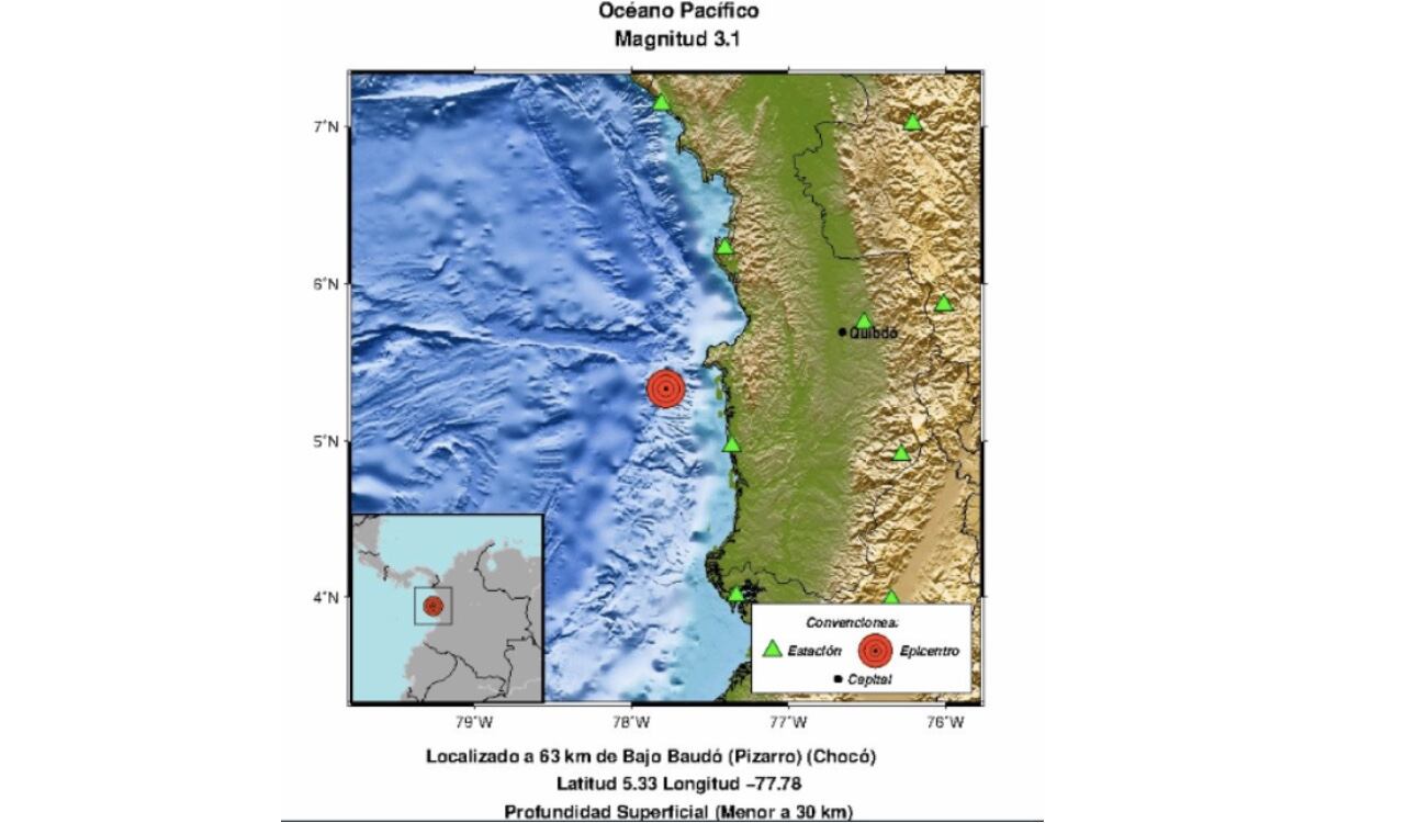 La alerta de tsunami se descartó minutos después