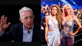 El expresidente de Colombia resaltó la carrera de Shakira y Karol G.