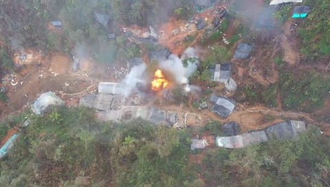 Operativo contra la minería ilegal en Los farallones de Cali