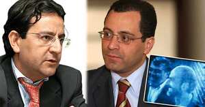 El exsecretario jurídico de Presidencia, Edmundo Del Castillo y el exsecretario de Prensa, César Mauricio Velásquez, durante el gobierno de Álvaro Uribe.