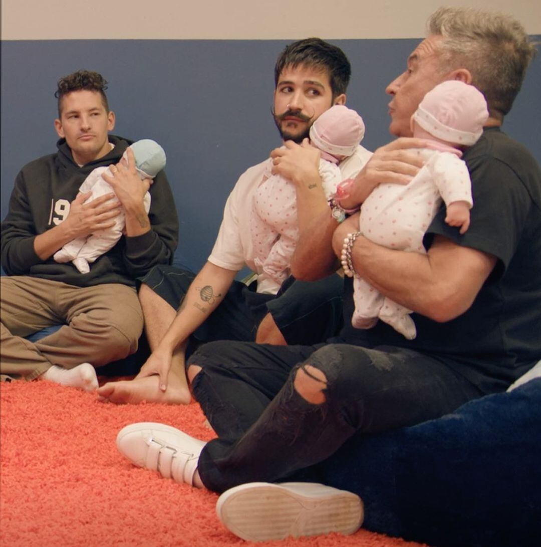 Ricardo siempre ha sido un ejemplo de paternidad para su hijo Mau y su yerno Camilo. Foto: Instagram @montaner.