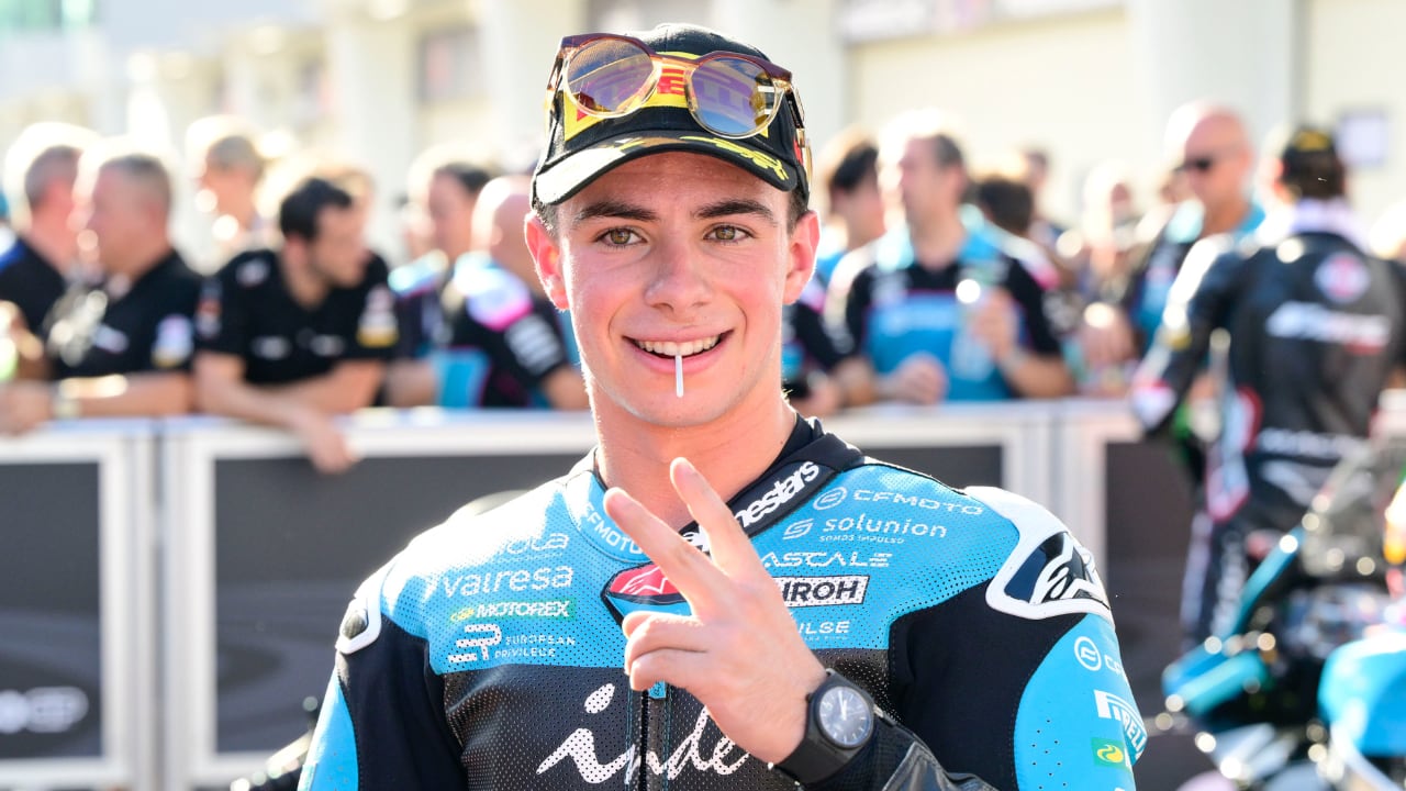 Finaliza la temporada 2025 en Moto2 para David Alonso.