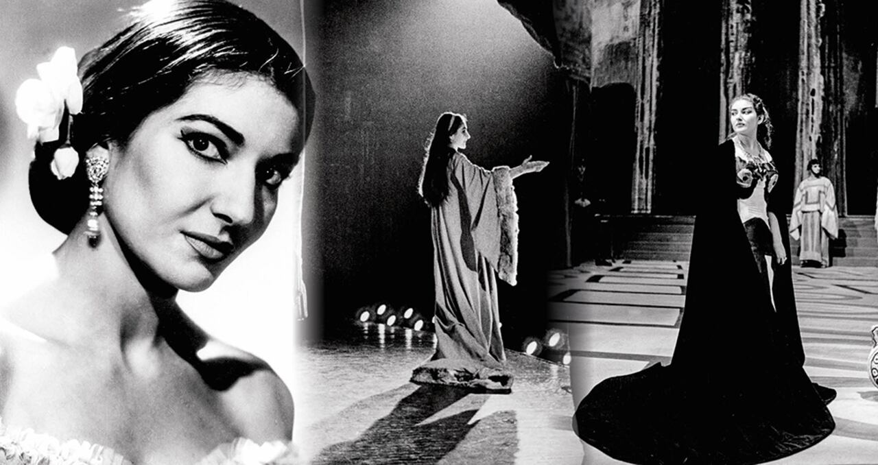 Abajo, izquierda: aplausos al final de La traviata, de Verdi. Derecha: Medea, de Cherubini. Dos de las óperas que mayores ovaciones le proporcionaron.