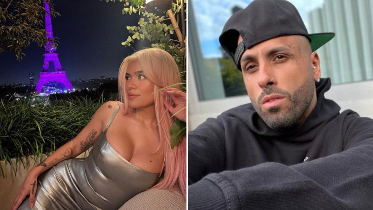 Nicky Jam conoció a Karol G en una discoteca cuando ella le pidió que cantaran juntos.