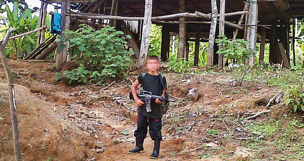 Hay documentados 115 casos de menores de edad reclutados por organizaciones al margen de la ley. 