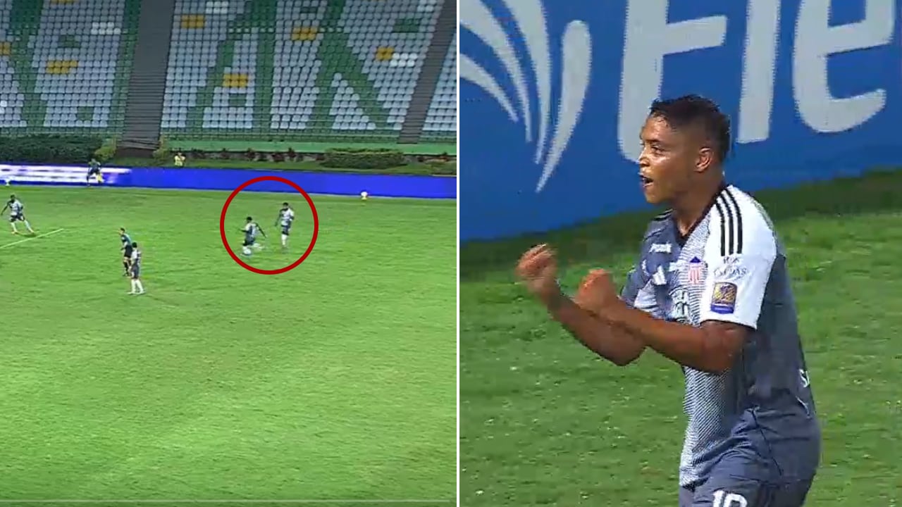 Así fue el gol de Luis Fernando Muriel contra Deportivo Pereira.