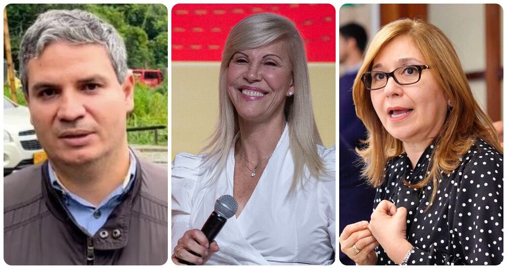 Juan Felipe Lemus, Dilian Francisca Toro y Norma Hurtado.