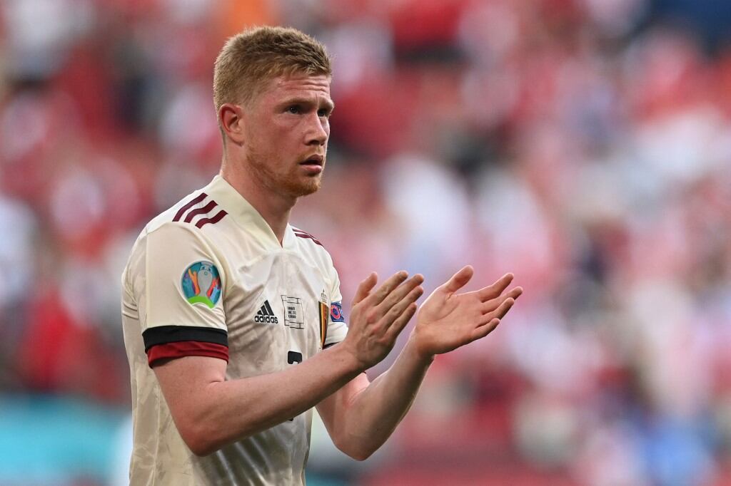 Kevin De Bruyne le dio el triunfo a Bélgica sobre Dinamarca.