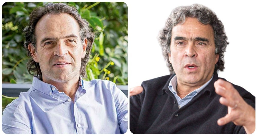 Federico Gutiérrez y Sergio Fajardo, precandidatos presidenciales.