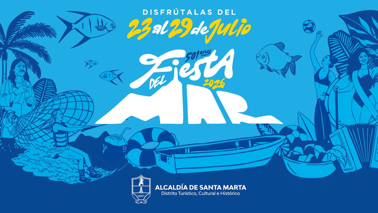 Esta es la agenda oficial para las Fiestas del Mar 2026 en Santa Marta por sus 501 años.