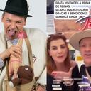 Carolina y Don Jediondo hicieron de las suyas en los restaurantes del humorista. Fotos: Instagram @donjediondo.