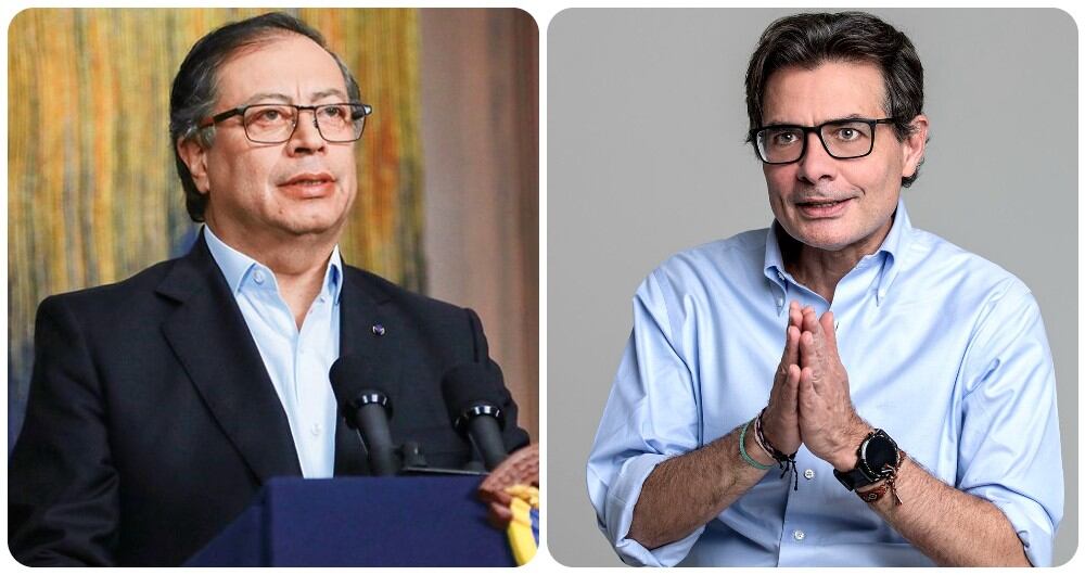 Gustavo Petro y Alejandro Gaviria.