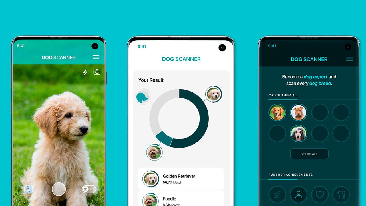 Dog Scanner es una aplicación que permite descubrir la raza de un perro.