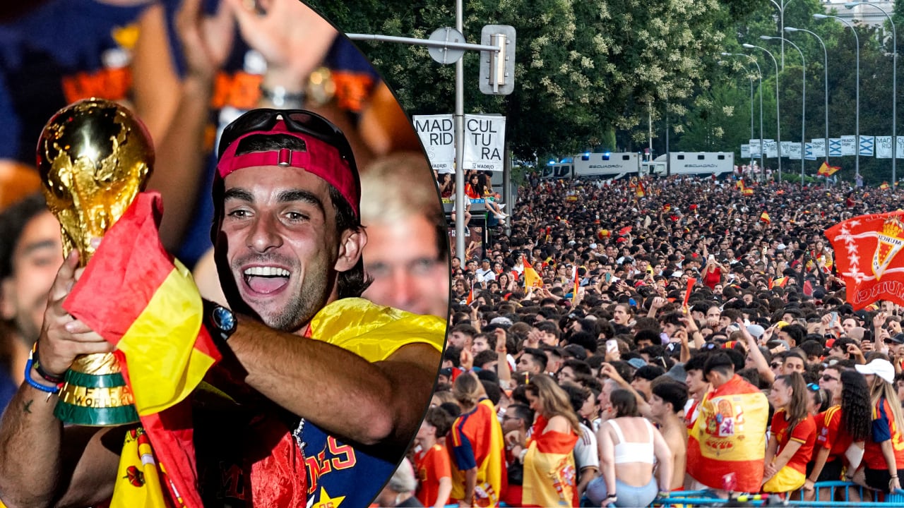 Felicidad absoluta en Madrid tras el título de España en el Mundial 2026.