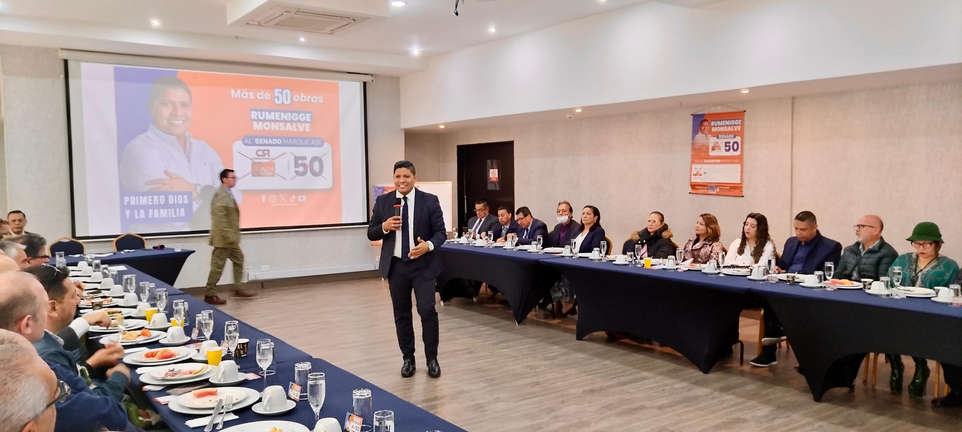 Candidato al Senado Rumenigge Monsalve